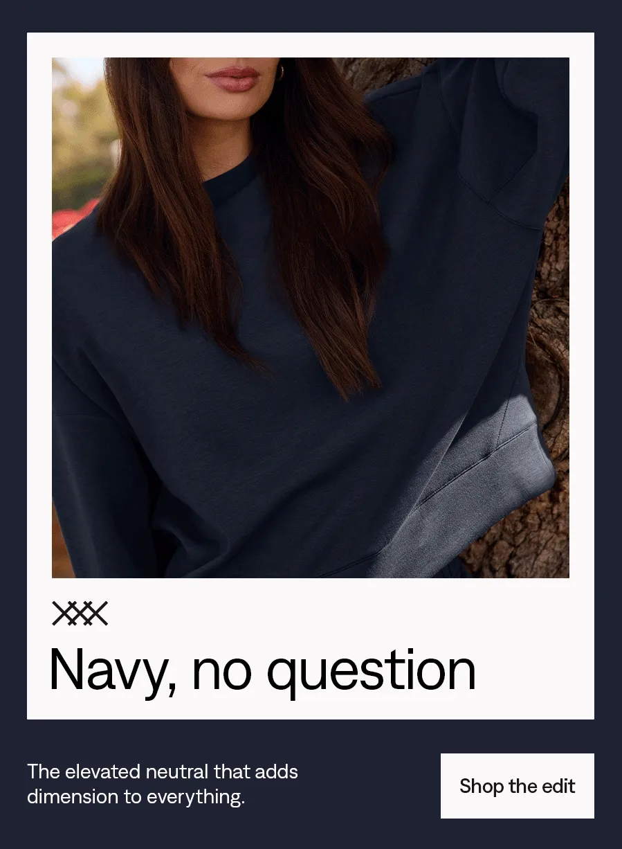 RHONE: Navy Blue. Shop the edit