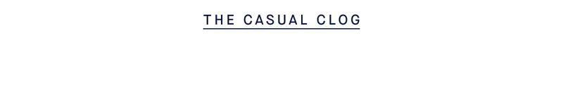 THE CASUAL CLOG