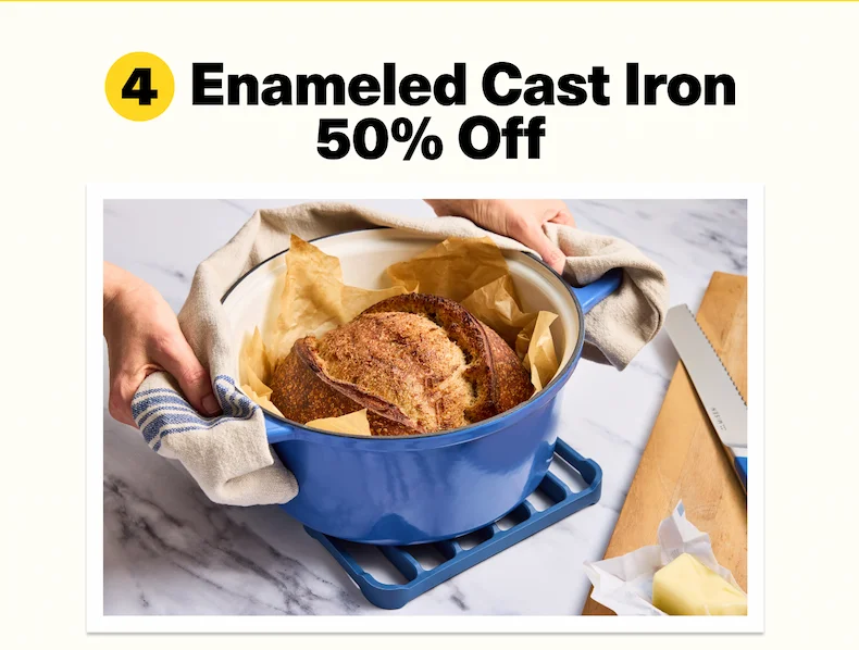 Enaled cast iron 50% off