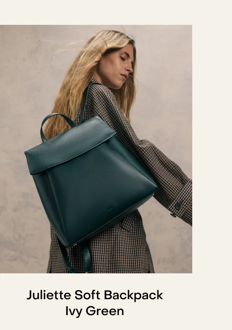 Juliette Soft Backpack Ivy Green