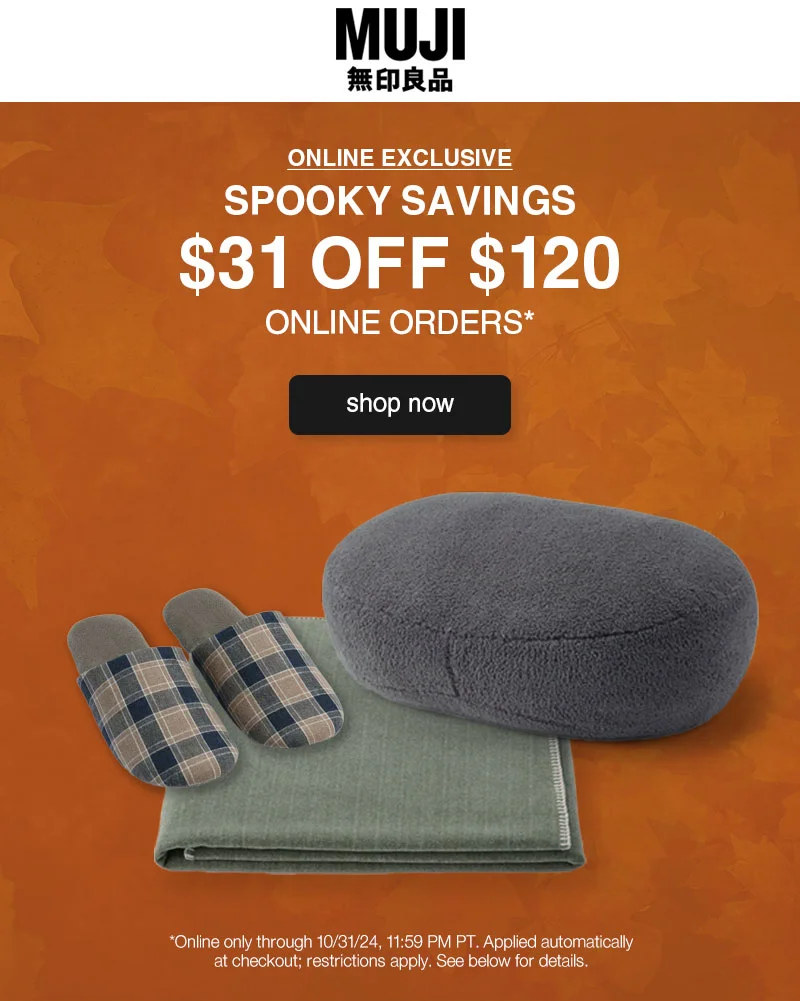 Shop $31 Off $120 Online Orders For A Limited Time!