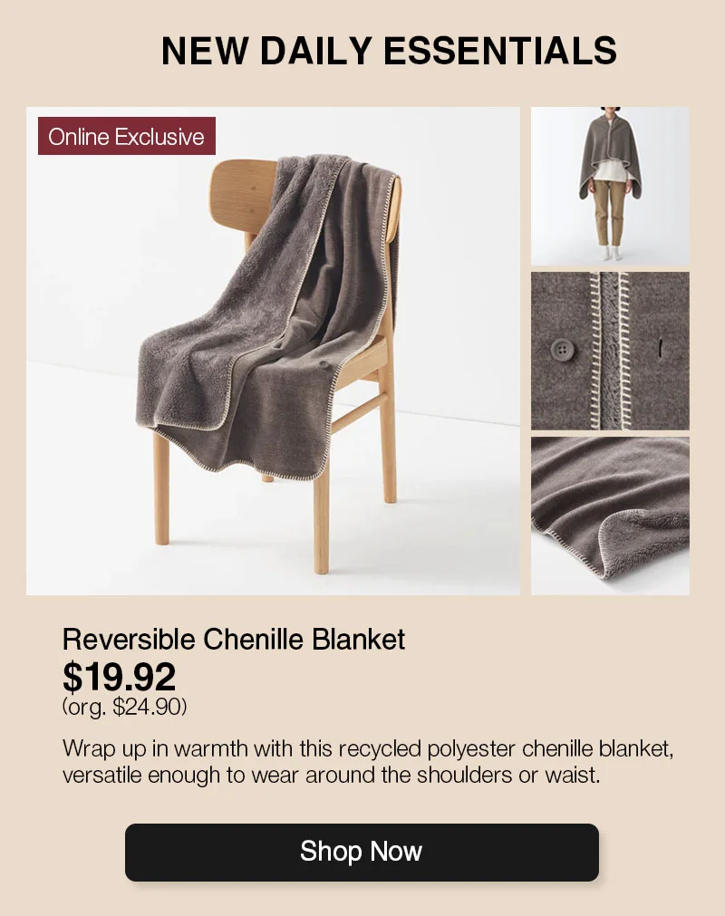 Shop Reversible Chenille Blanket
