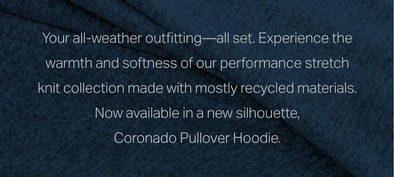 Your all-weather outfitting--all set.