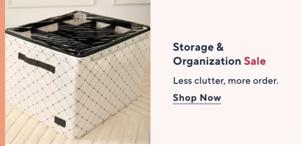 storage and organization sale