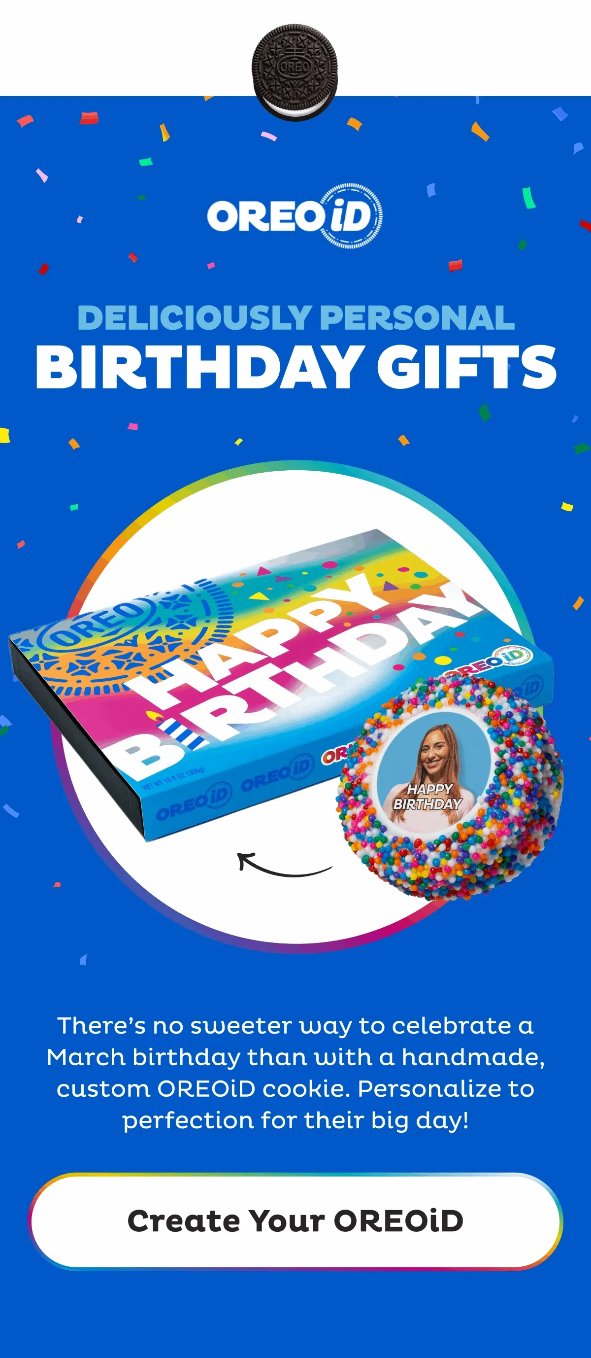 Create Your OREOiD for a March Birthday