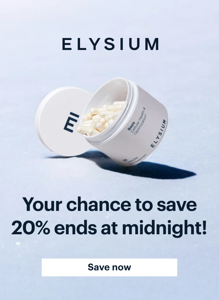 ELYSIUM | Your chance to save 20% ends at midnight! | Save now