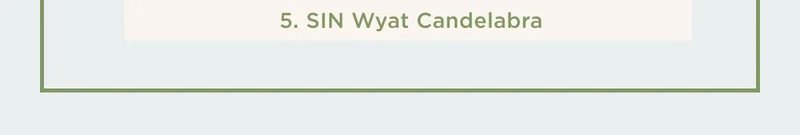 SIN Wyat Candelabra