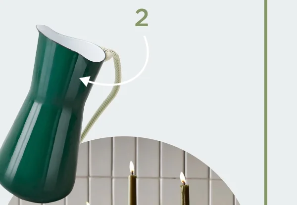 Købenstyle Wrapped Handle Water Pitcher
