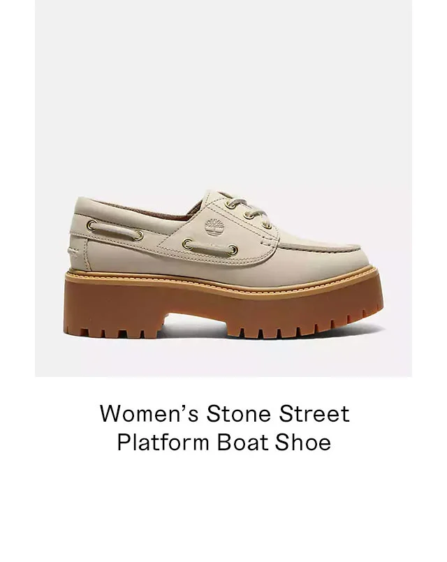 Women's Stone Street Platform Boat Shoe