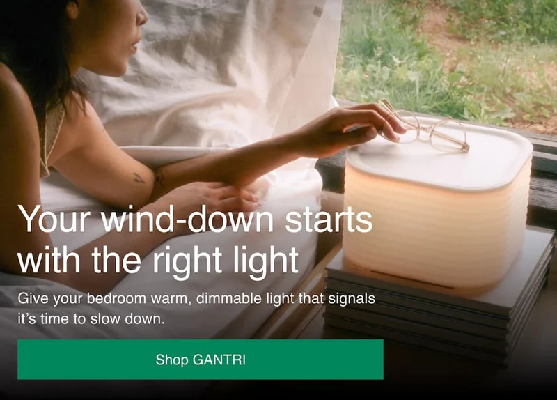 Your wind-down starts with the right light