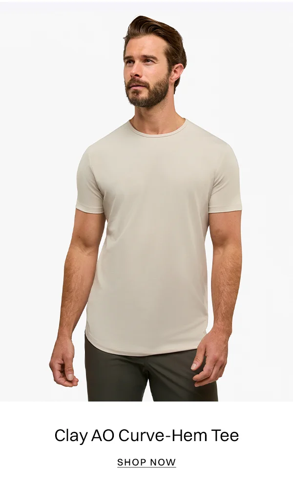 Clay AO Curve-Hem Tee