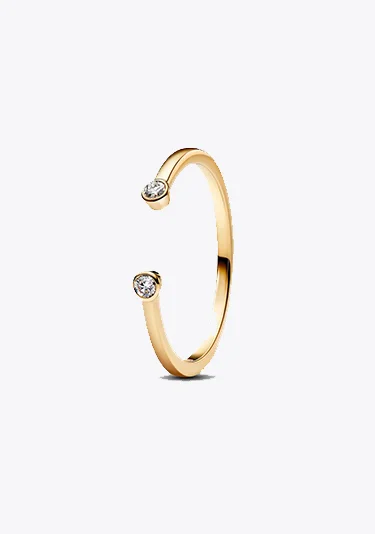 Pandora Era Bezel Lab-Grown Diamond Open Ring Pandora Era Bezel Lab-Grown Diamond Open Ring