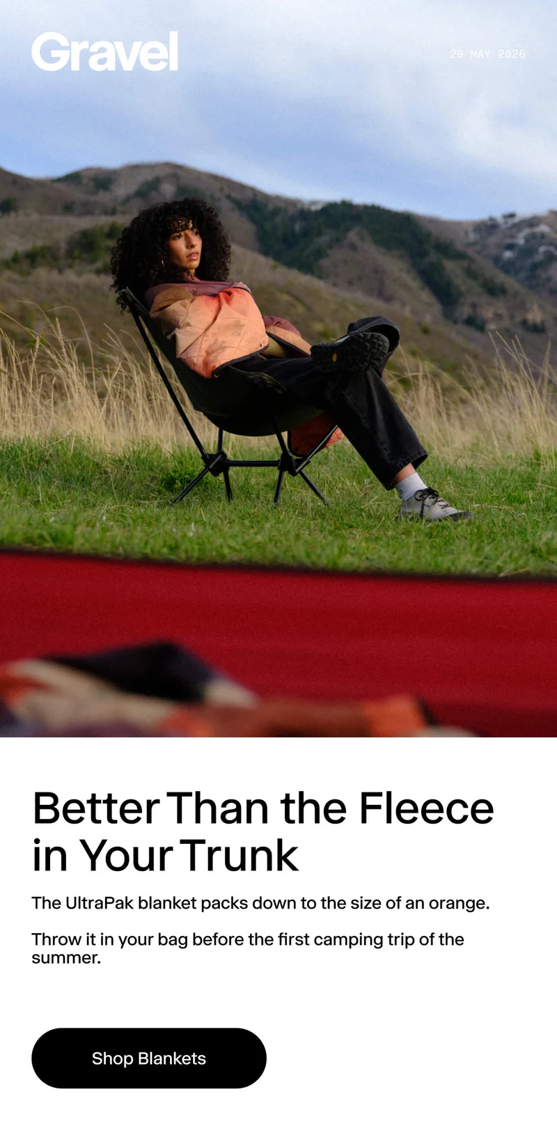 Better Than the Fleece in Your Trunk - The UltraPak packs down to the size of an orange. Better Than the Fleece in Your Trunk - The UltraPak packs down to the size of an orange.