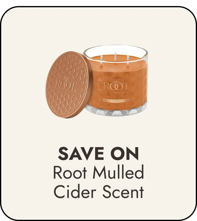 ROOT Mulled Cider Scented 3-Wick Signature Honeycomb Jar