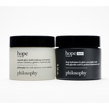 philosophy hope in a jar am & pm moisturizer 2oz set