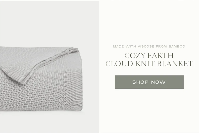 Shop The Cozy Earth Cloud Knit Blanket