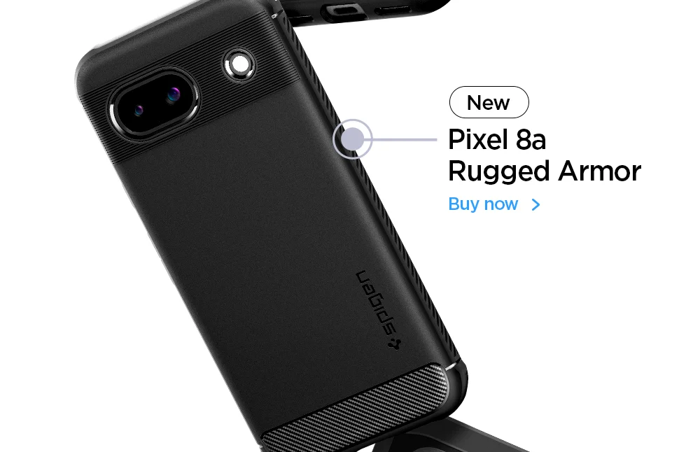 Buy the NEW Pixel 8a Rugged Armor case.