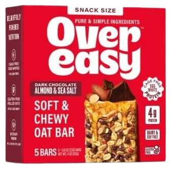 Image of Over Easy Dark Chocolate Almond Sea Salt Mini Bars (5CT)