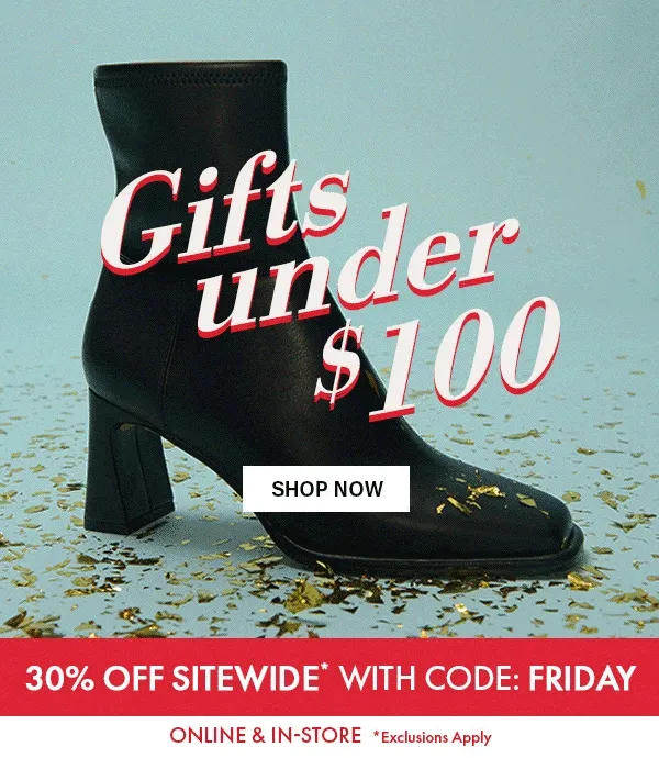 Gifts Under $100 for Black Friday