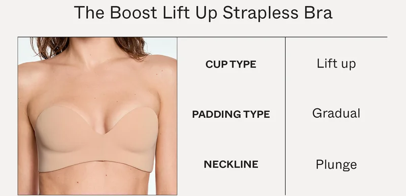 The Boost Lift Up Strapless Bra