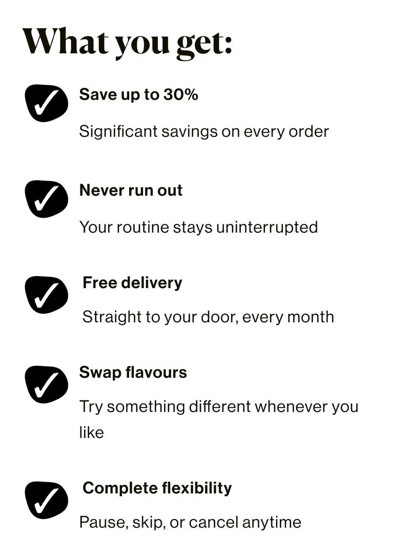 What you get: