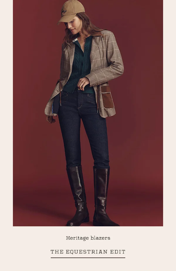 heritage blazers, the equestrian edit
