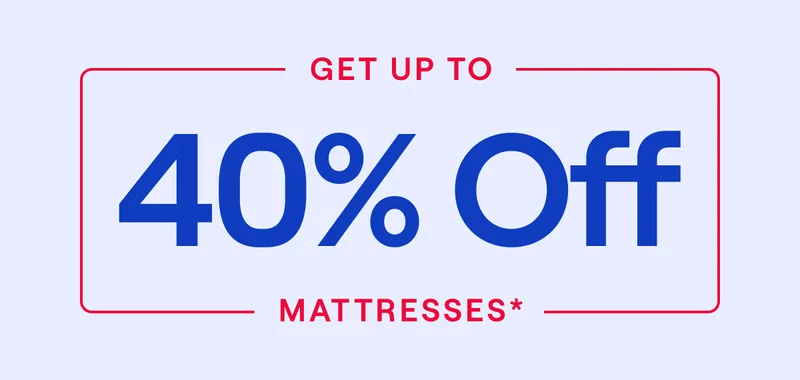 Up to 40% Mattresses