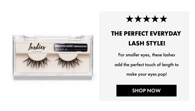 THE PERFECT EVERYDAY LASH STYLE! For smaller eyes, these lashes add the perfect touch of length to make your eyes pop!