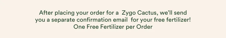 one free fertilizer per order