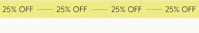 25% Off