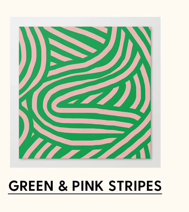 View Green & Pink Stripes