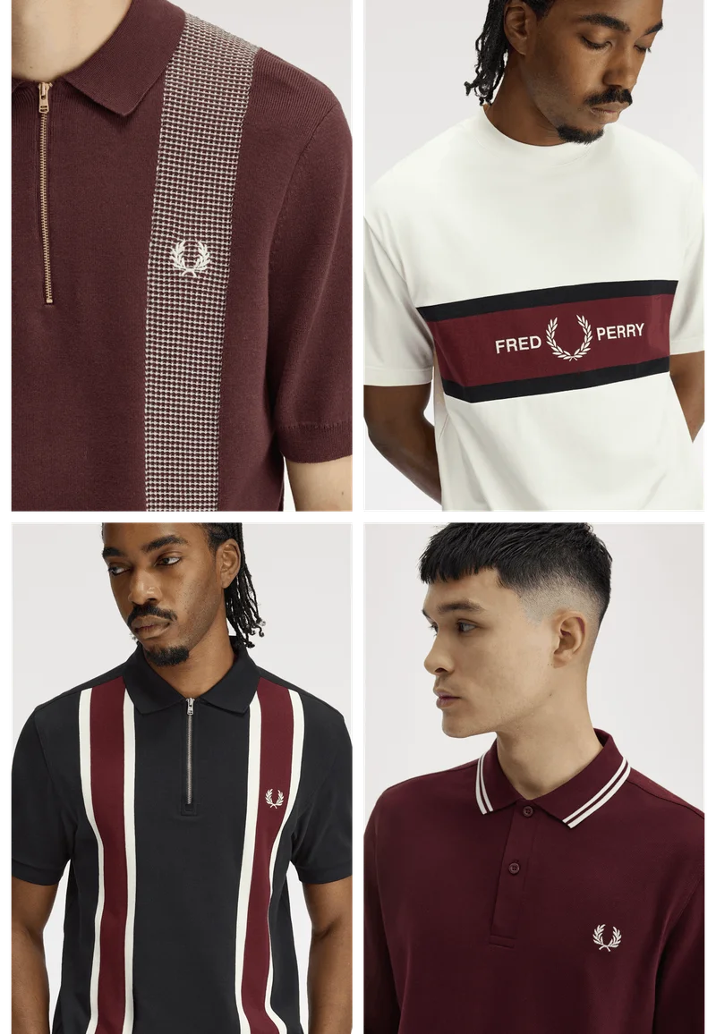 A selection of Oxblood Mens New Releases