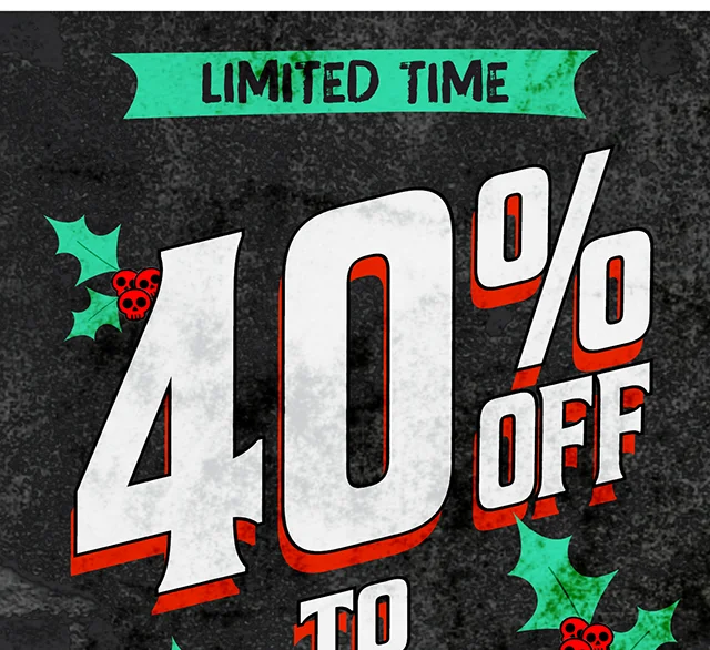 Limited Time! 40 Percent to 70 Percent Off Holiday and More. Exclusions Apply. Shop Now