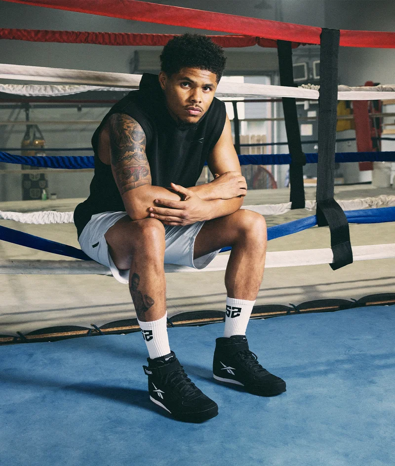 Boxing Boots Worn by Shakur Stevenson