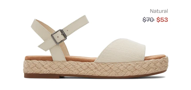 Abby Flatform Espadrille Sandal - Image