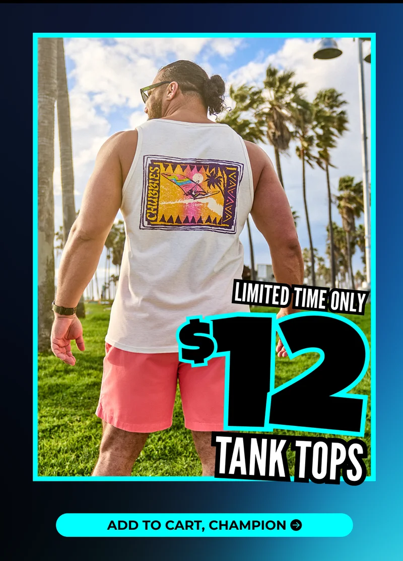 LIMITED TIME ONLY: $12 Tank Tops