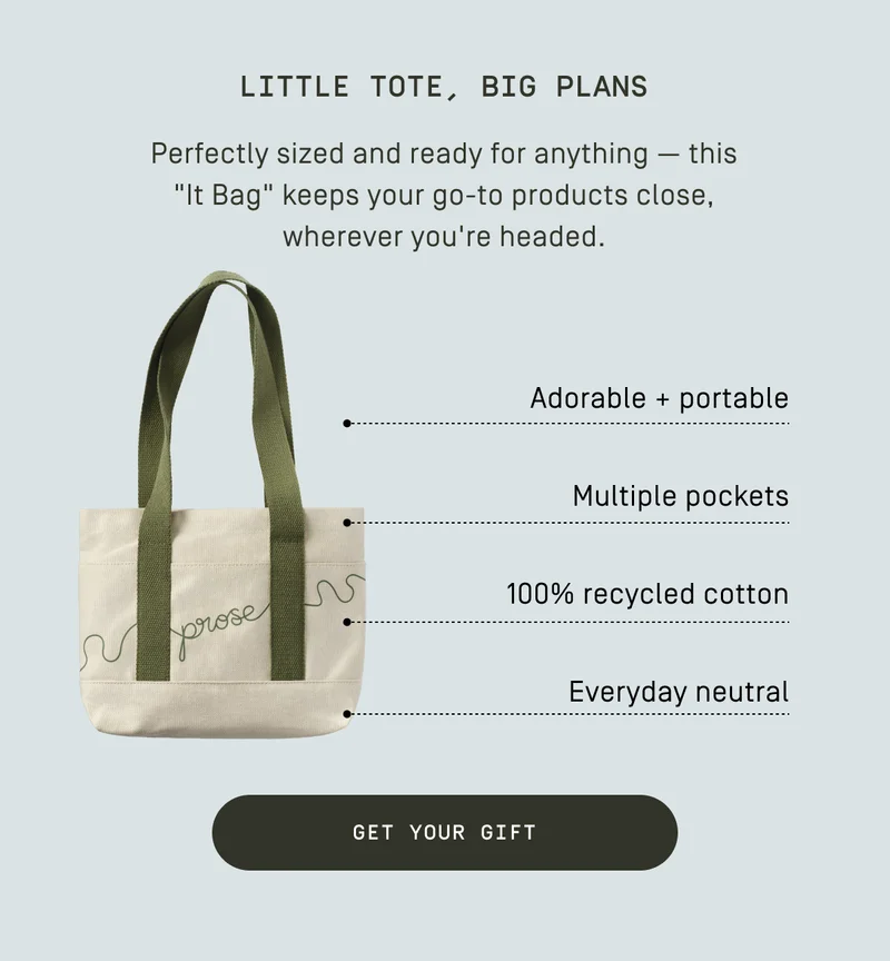 LITTLE TOTE, BIG PLANS - GET YOUR GIFT