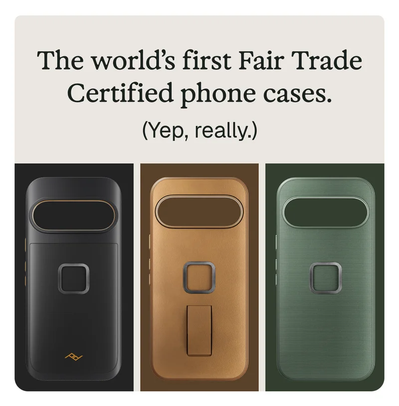First Fair Trade Certified phone cases