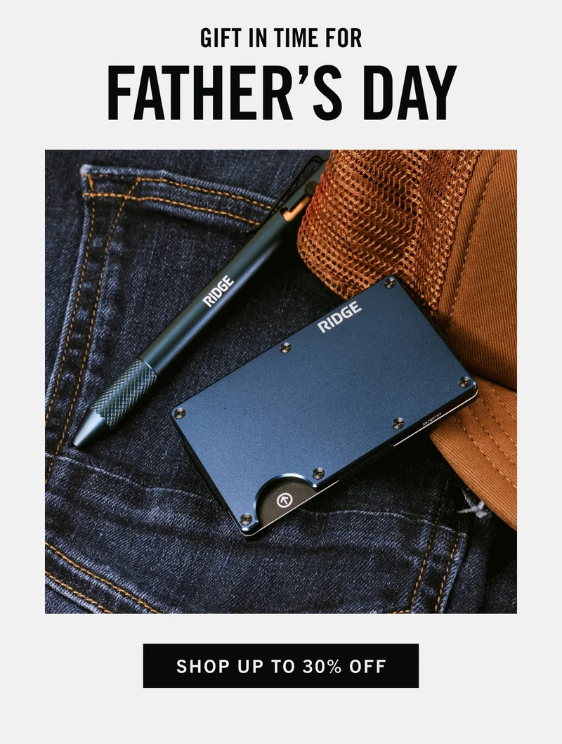 Save Up To 30% Off Father's Day Sale