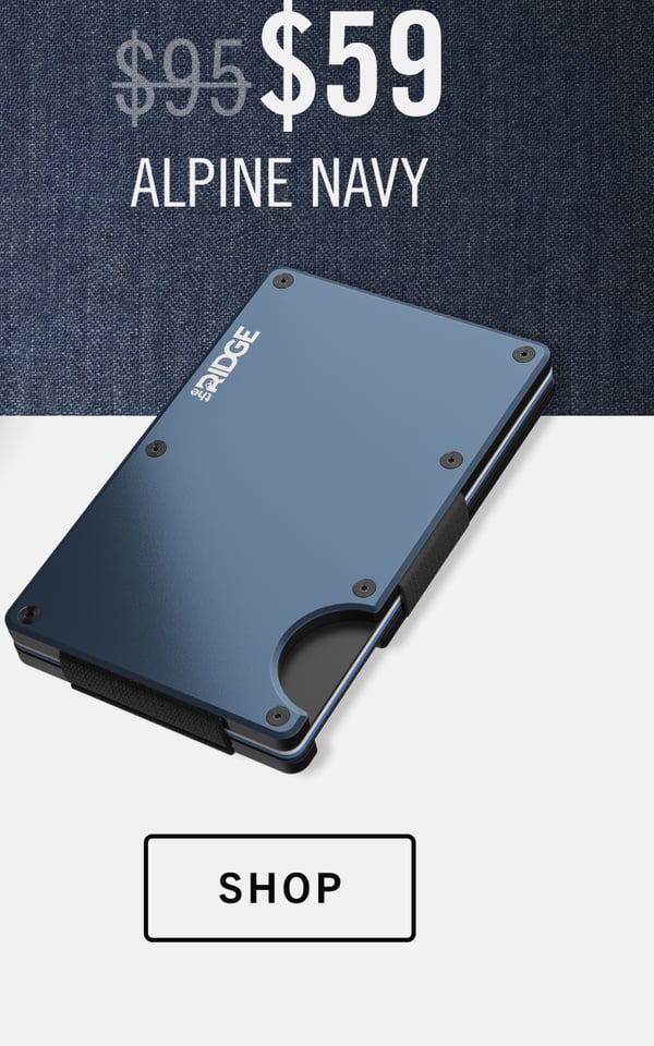 $59 Alpine Navy Wallet | Save Now