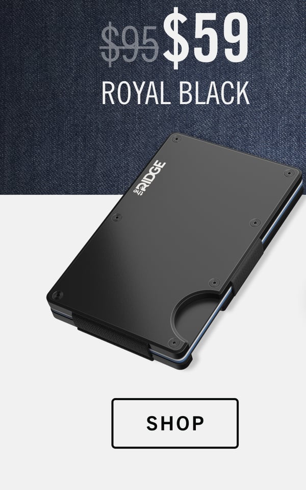 $59 Royal Black Wallet | Save Now