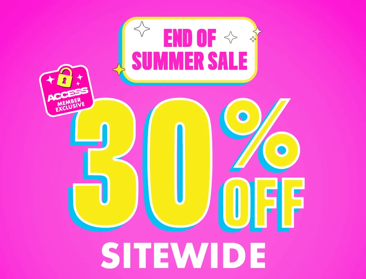 End of summer sale
