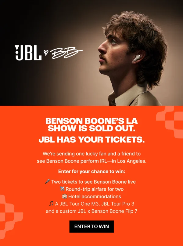 JBL Benson Boone