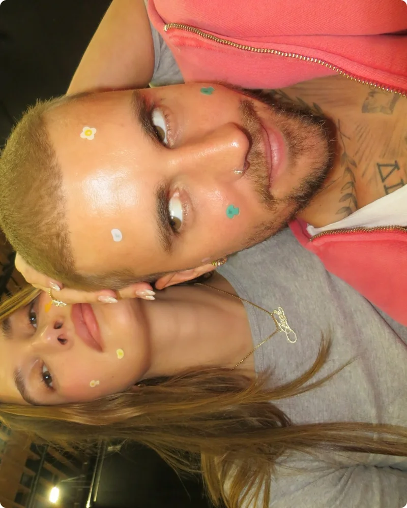 hailey and justin in spotwear