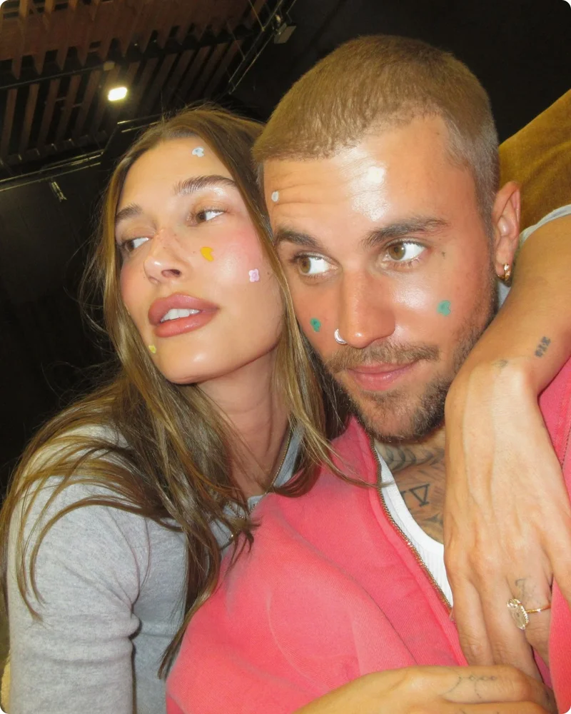 hailey and justin in spotwear