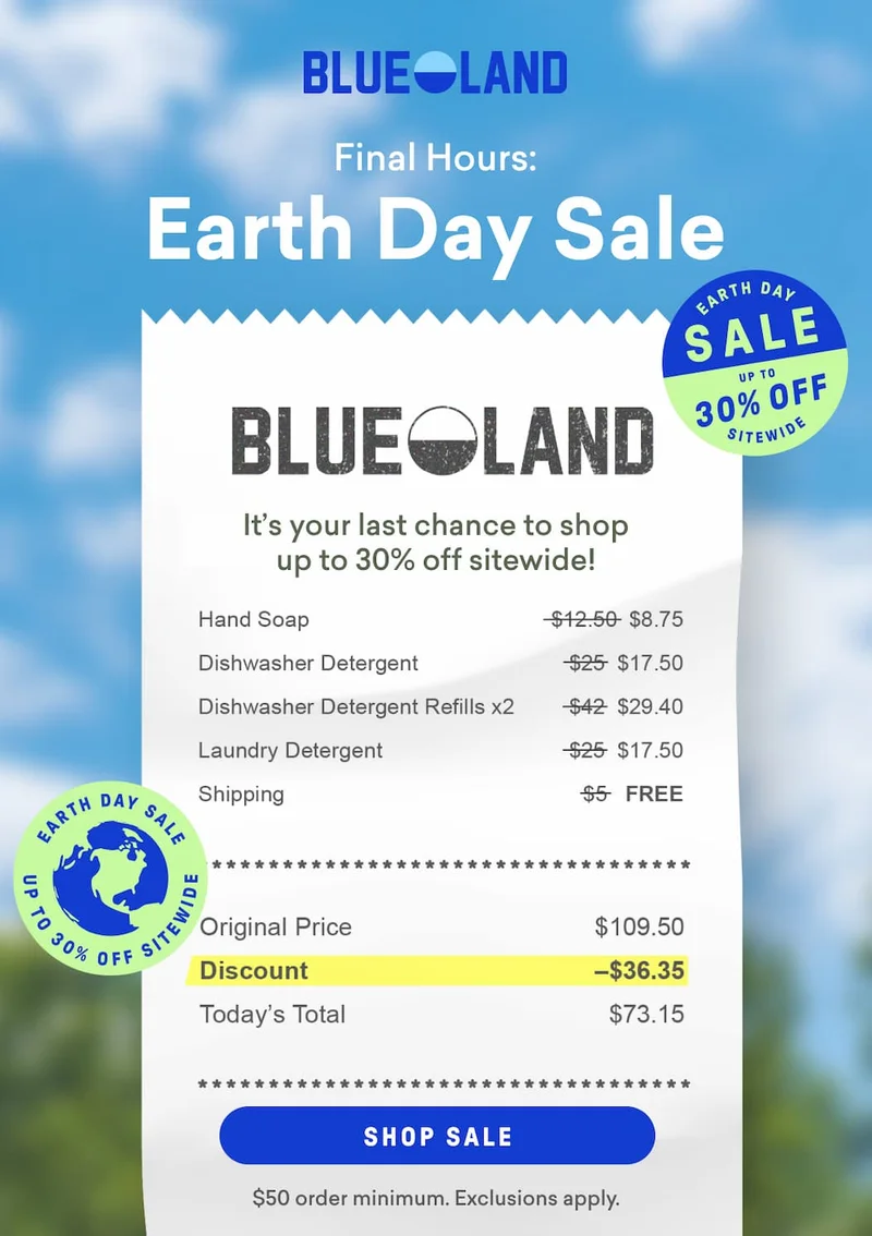 Up to 30% off ends at midnight!