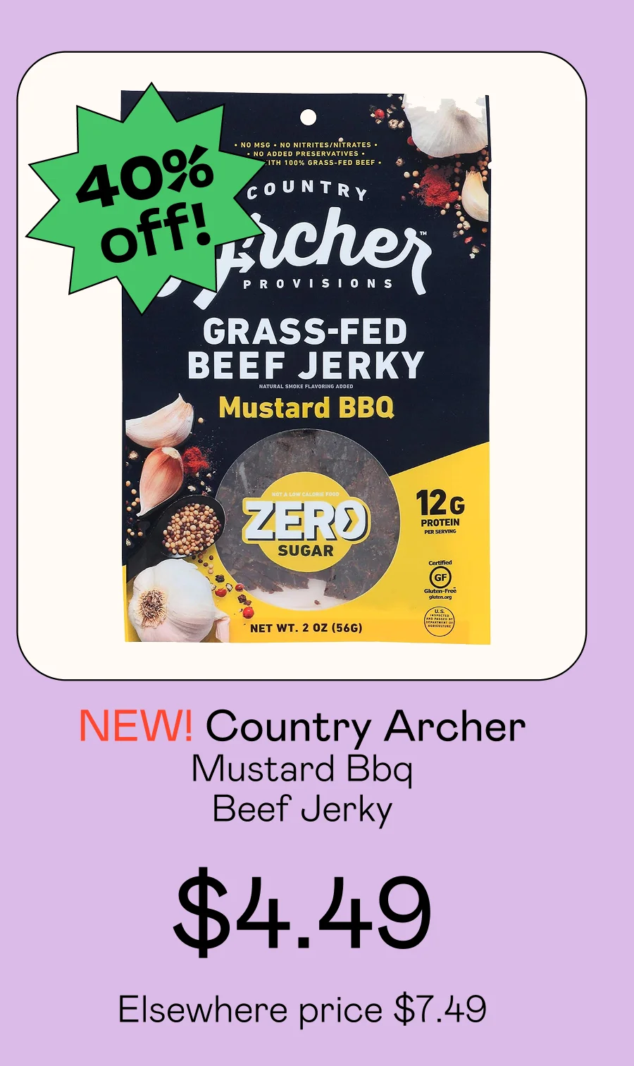 Mustard Bbq Beef Jerky