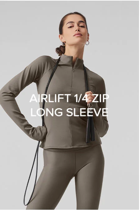 AIRLIFT 1/4 ZIP LONG SLEEVE