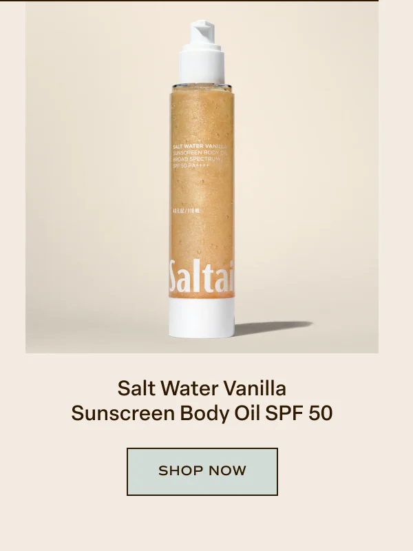 Salt Water Vanilla Sunscreen Body Oil SPF 50