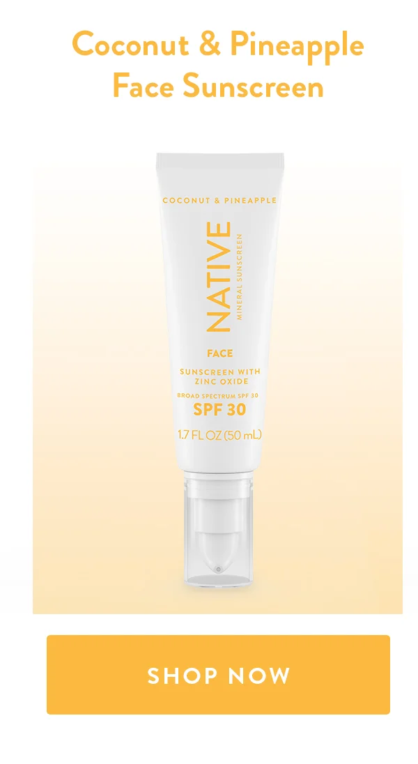 Coconut & Pineapple Face sunscreen | SHOP NOW